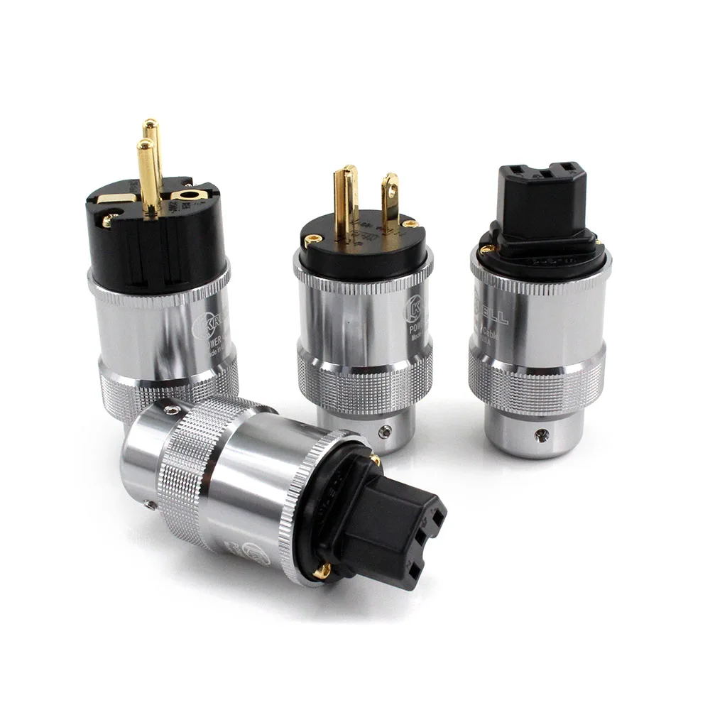 Krell Hi-End позолоченный штекер питания США/ЕС IEC C15 Аудиоразъем Hi-Fi шнур переменного