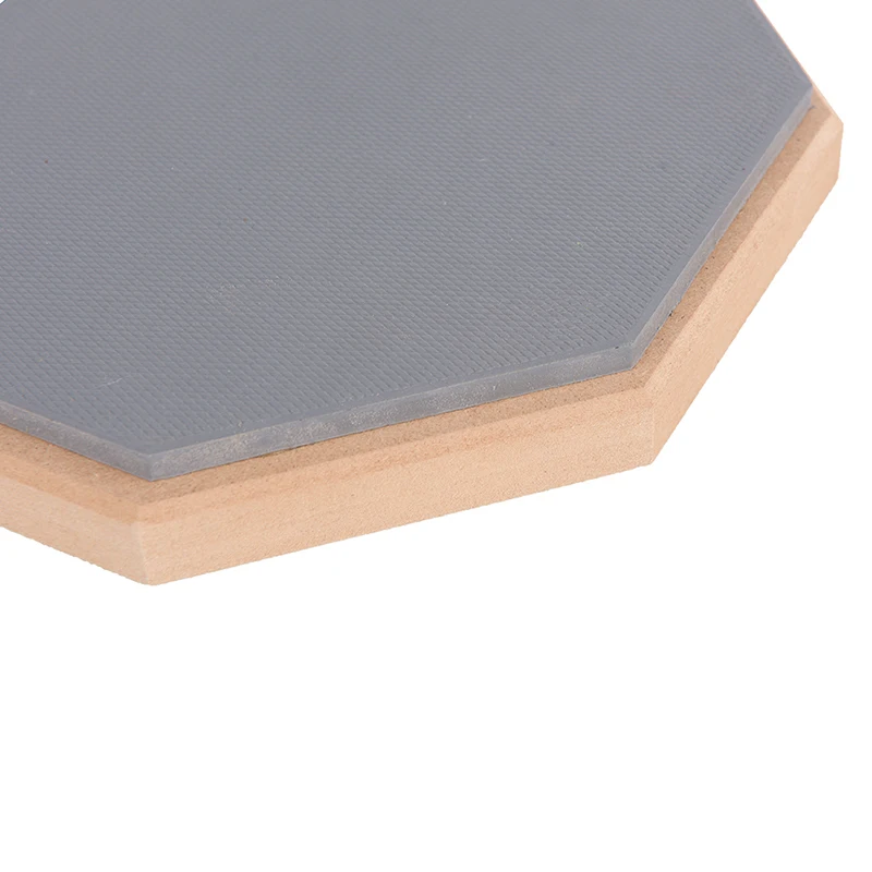 

Тренировочная барабанная прокладка, портативный резиновый деревянный барабан, музыкальные инструменты с барабанными палочками, 8 дюймов