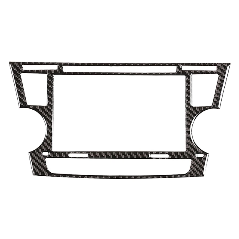 

Car Soft Carbon Fiber Central Control Navigation Screen Cover Trim for Toyota Highlander 2009-2013