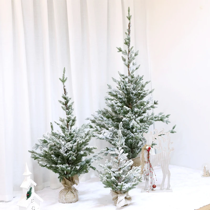 

1.2/1.5m large artificial Snowflake Christmas Tree ornament flocking Cedar Home decoration Wedding Party home decoration