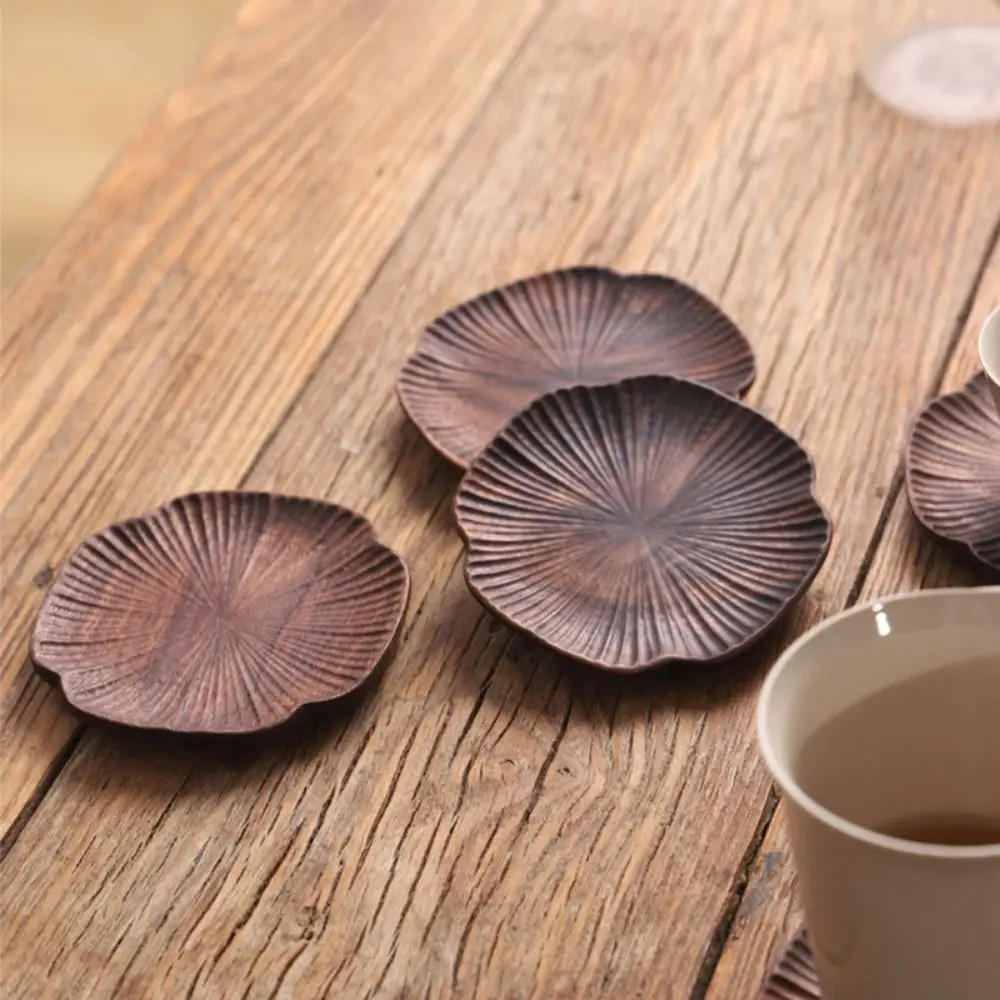 

Solid Wood Coaster Cup Mat Tea Coffee Cup Pad Beech Grain Coaster Cup Holder Non-slip Insulation Pad Heat Resistant Drink Mat