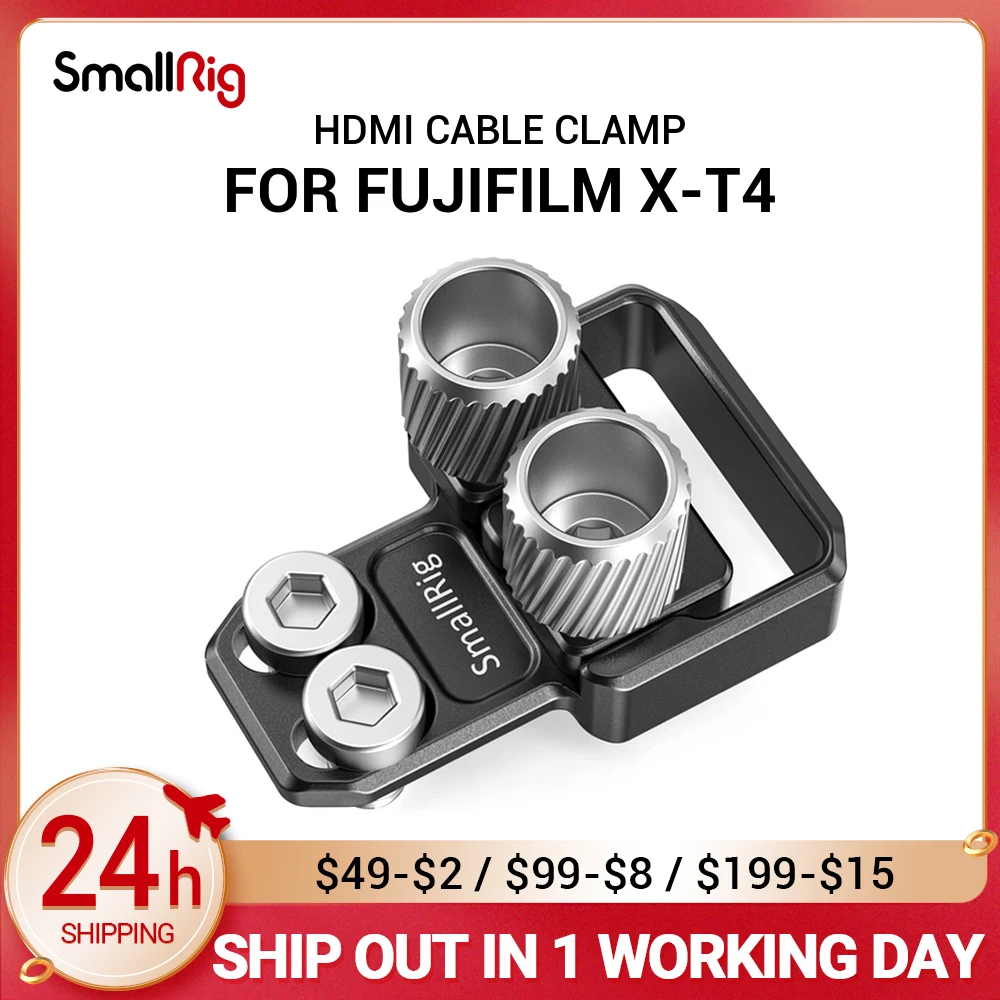 

SmallRig USB Type-C Cable Clamp for FUJIFILM X-T4 Cages 2809