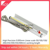 High Accuracy 5um Linear Scale Linear Encoder 50 100 150 200 250 300 350 400mm Travel Length Fit Sino Easson Digital Readout DRO