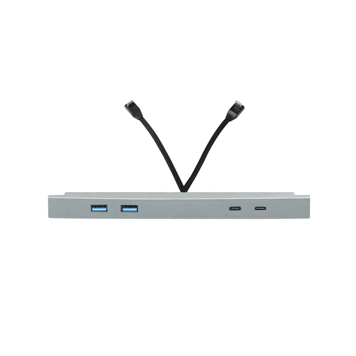 

27W Quick Charger USB Type C Shunt Hub Extension Small Docking Station USB Powered Splitter for Tesla Model 3 Y