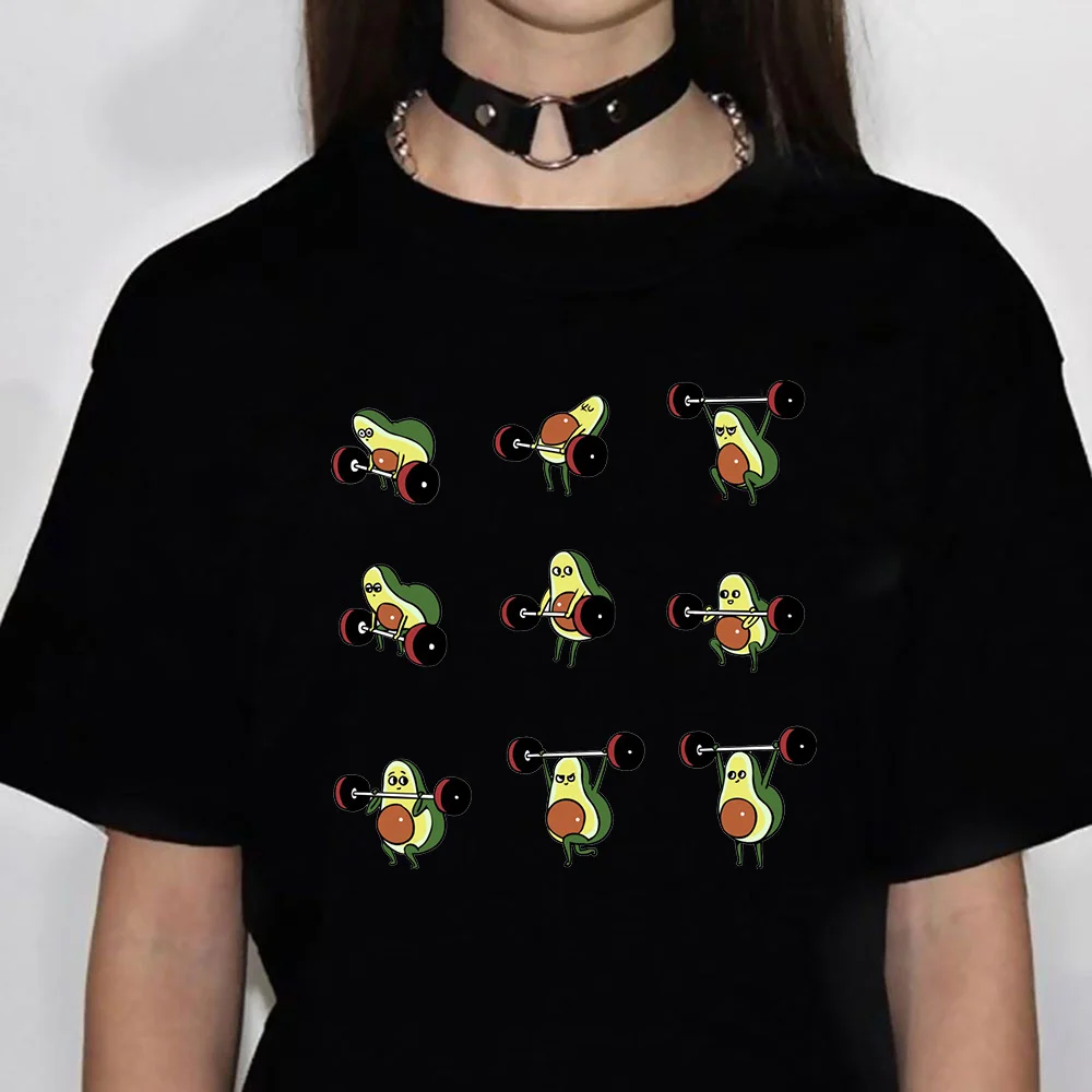 

Футболки с авокадо, женская дизайнерская футболка, женская дизайнерская одежда Аниме Манга