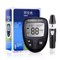 original bayer contour plus blood glucose meter for glucometer modulation free code household automatic sugar diabetic tester