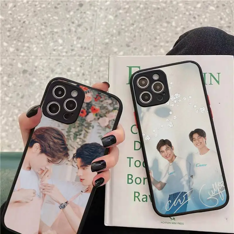 

mewgulf Thai actors Phone Case matte transparent For iphone 7 8 11 12 13 plus mini x xs xr pro max cover