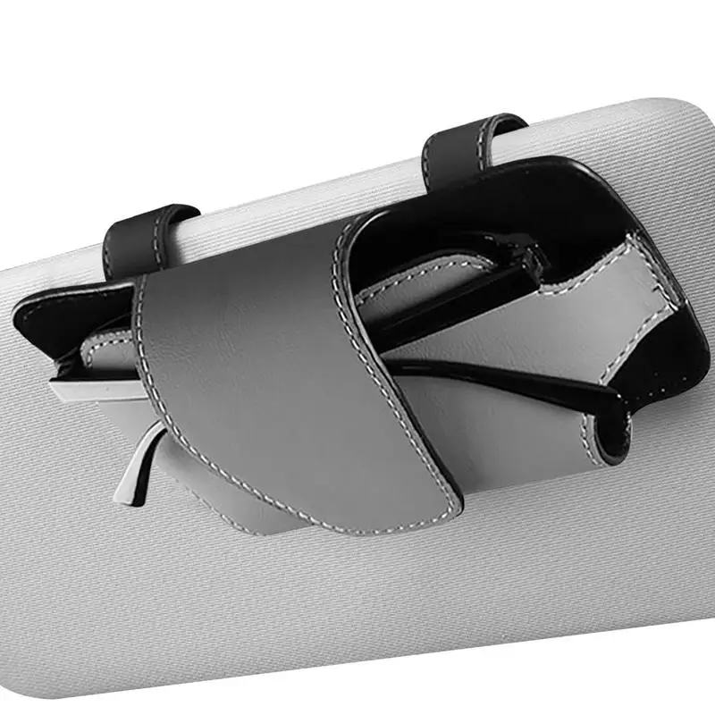 

Car Visor Sunglasses Holder Eyeglasses Car Visor Organizer Case Vehicle Visor Accessories Glasses Protective Storage Case With