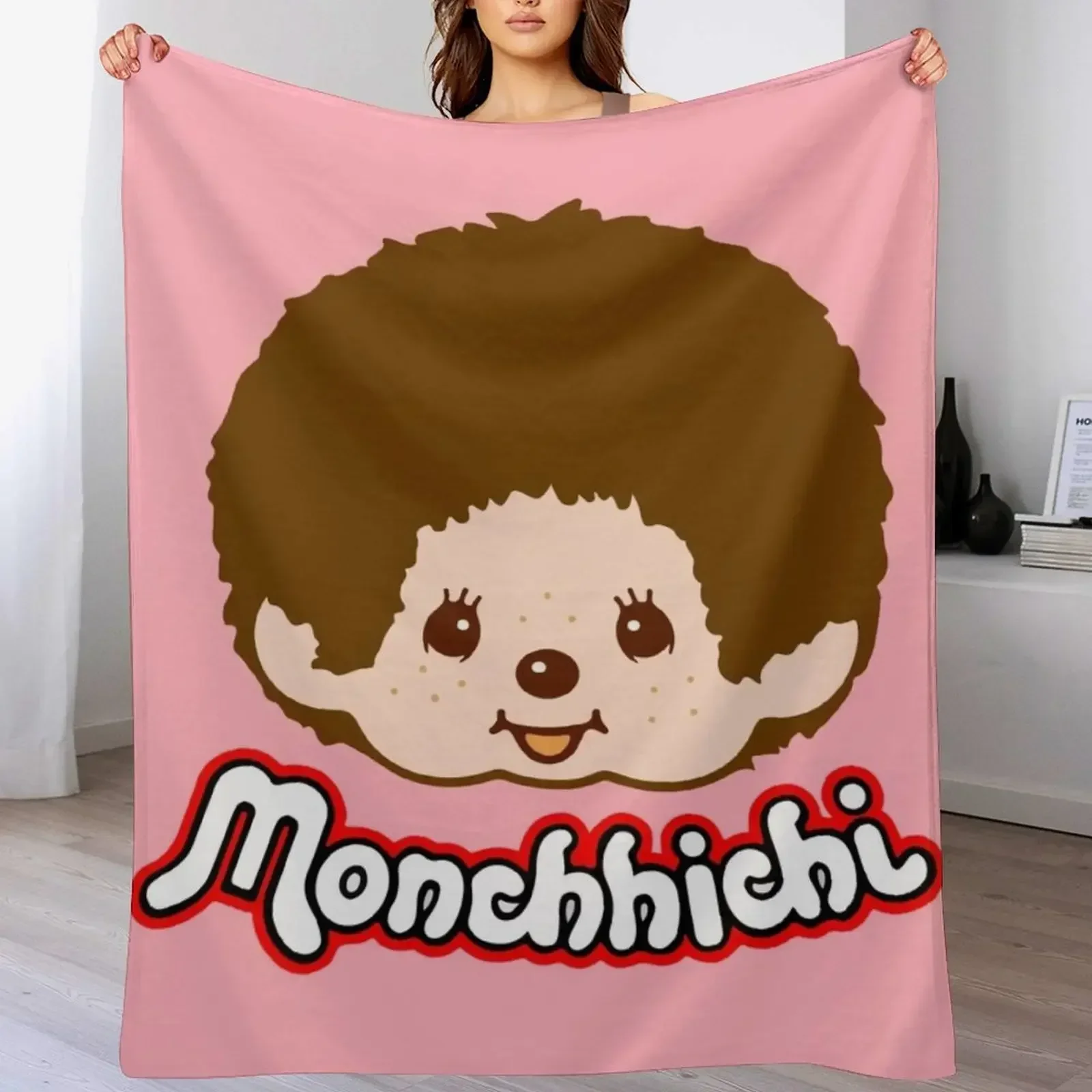 Monchichi — розовое одеяло утяжеленные одеяла для пляжного пикника