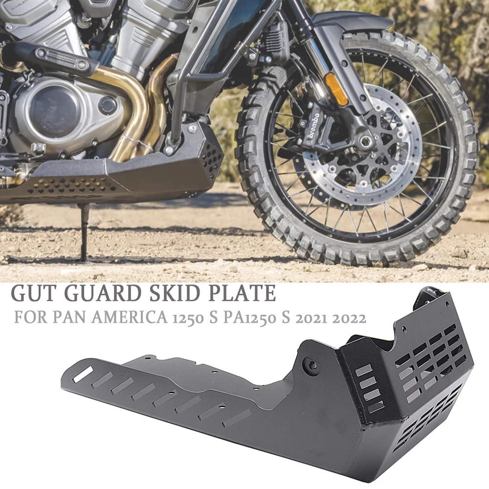 

2022 Aluminum Gut Guard Skid Plate FOR PAN AMERICA 1250 S PA1250 S PAN-AMERICA1250 2021 2022 Motorcycle Gut Guard Skid Plate