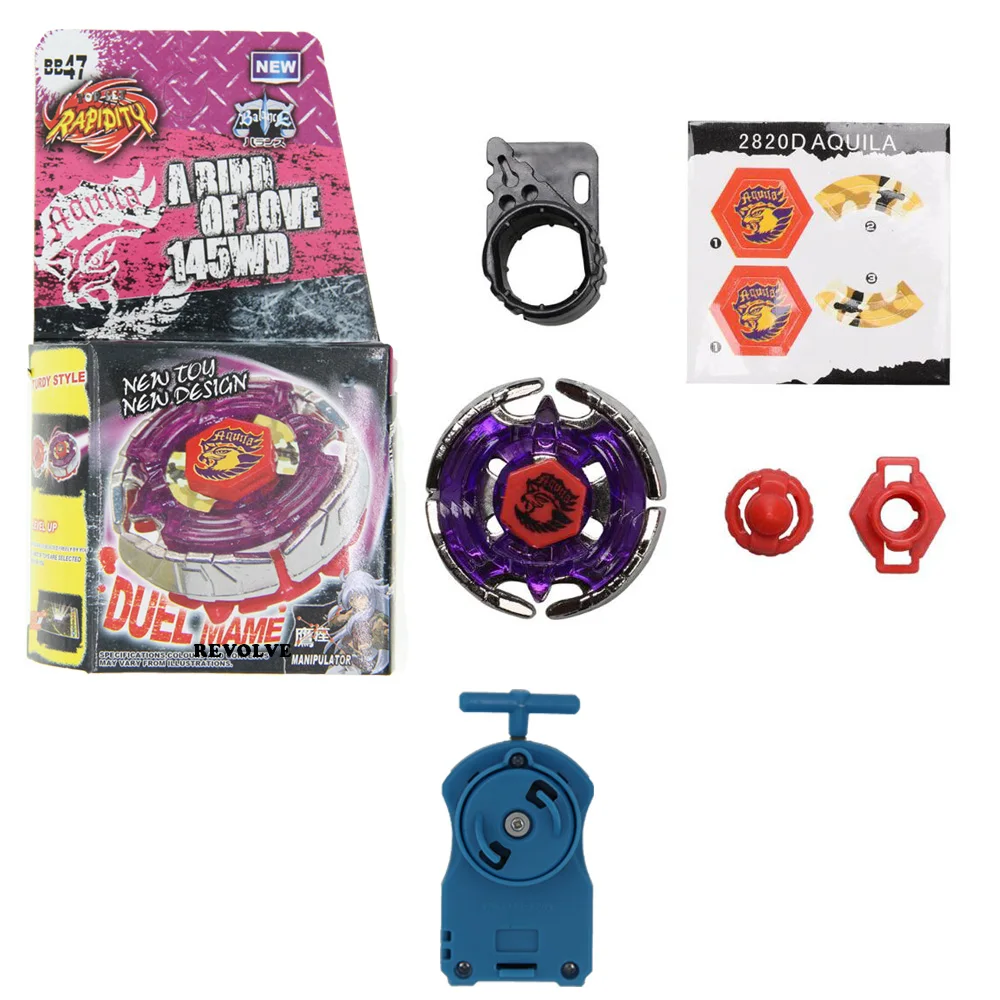 B-X TOUPIE BURST BEYBLADE master diabolos SuperKing GENUINE Earth Eagle Aquila 145WD BB47 ripper simple packing+blue pull line