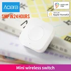 Умный беспроводной мини-переключатель Aqara Zigbee, дистанционное управление, универсальная 3-сторонняя кнопка управления, для домашней безопасности, Apple Homekit
