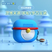 3d stereoscopic doraemon case for apple airpods 3 pro cases cover for iphone bluetooth earbuds earphone case