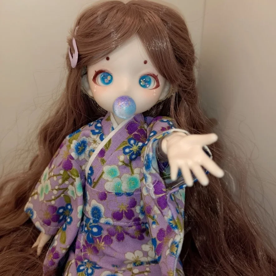 Кукла 2D 1/6 BJD ручной работы мультяшный стиль искусственная шарнирная кукла 30 см