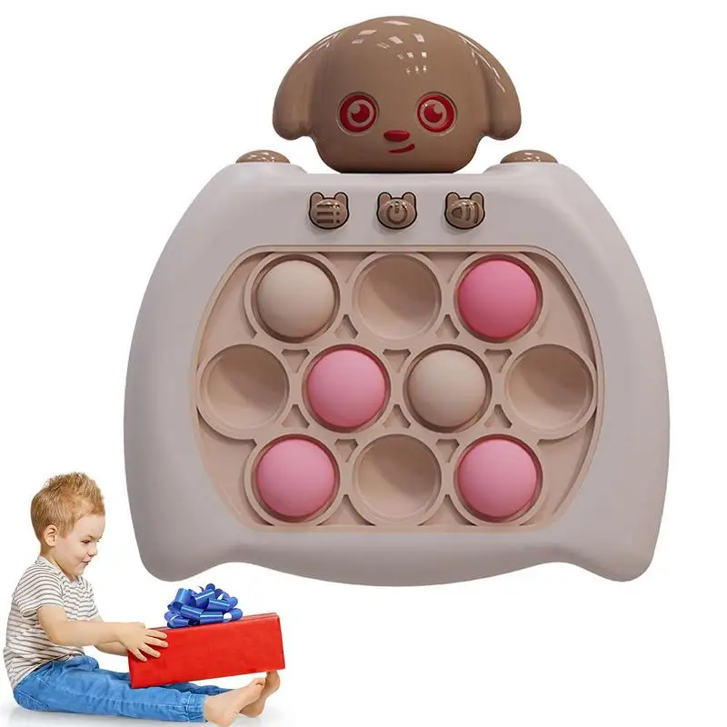 

Electric Toy Kids Fun Squeezing Toys 4 Game Modes Handle Squeeze Montessori Toy For Kid Press Bubble Fidget Game Fidget Toys