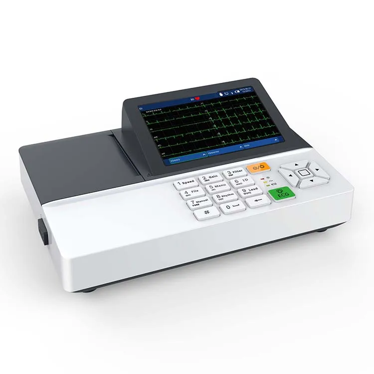 

Medical Electrocardiogram Portable 12 Leads 3 Channel Digital ECG EKG Machine