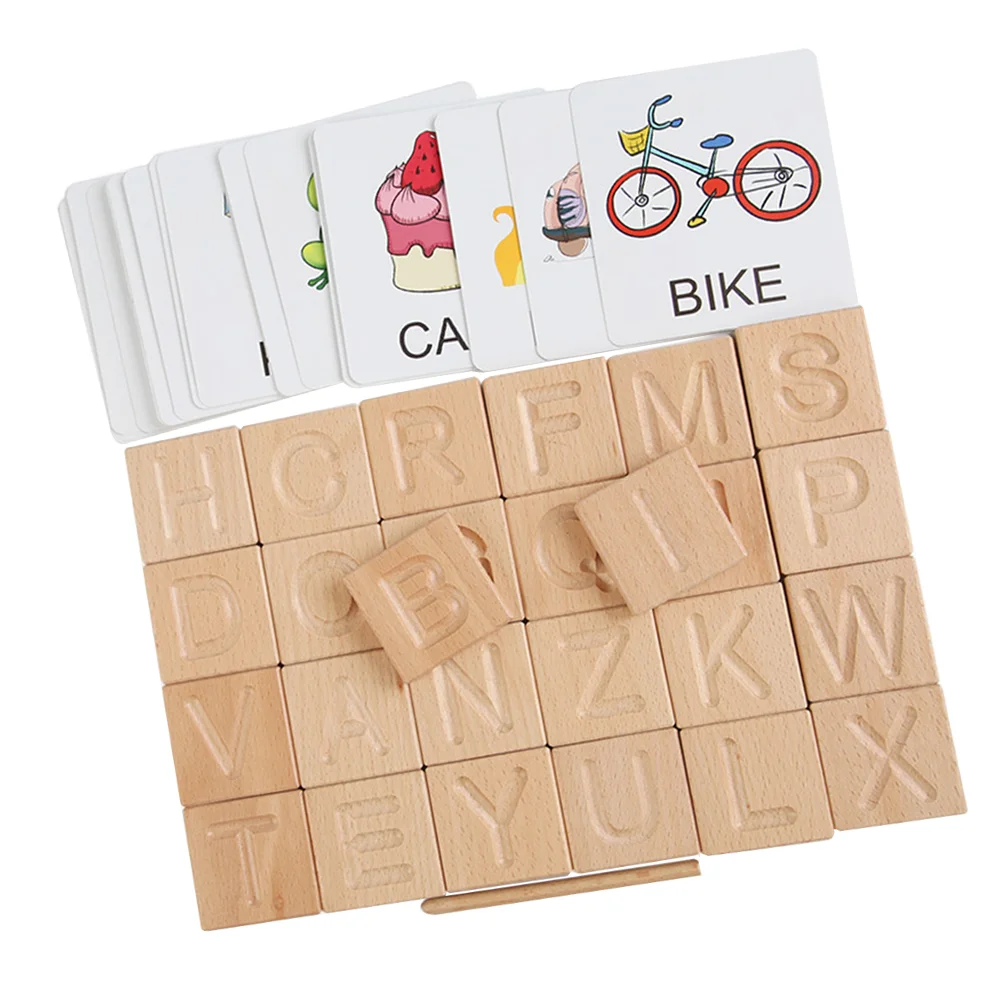 

1 Set Cognitive Early Educational Alphabet for Kid (Assorted Color)