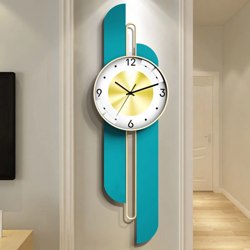 

Modern Clock Wall Hanging Metal Movement Silent Wall Clocks Large Stylish Art Decor Horloge Murale Living Room Decoration