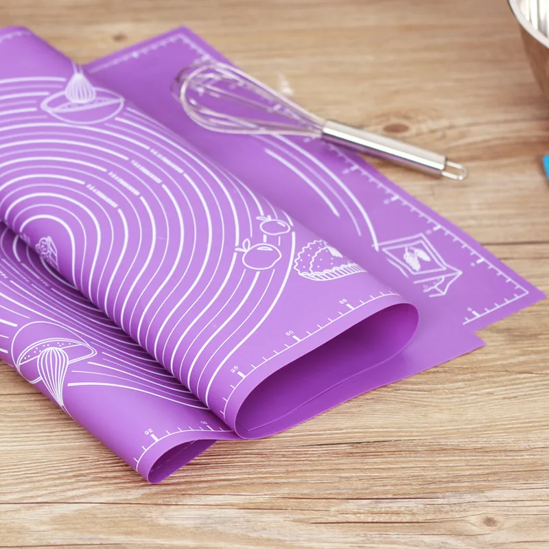 Силиконовый коврик 45x60 см для выпечки очень большой раскатки теста пиццы