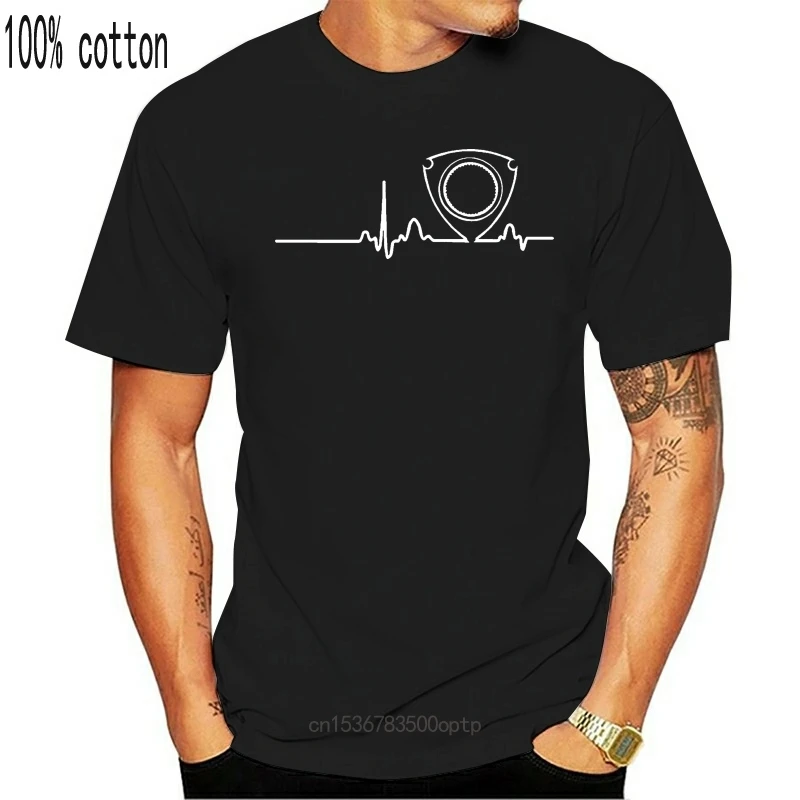 

New Rotary Pulse T-Shirt 13b Mazda RX2 RX3 RX4 RX7 Rotary Engine Men Car Tee