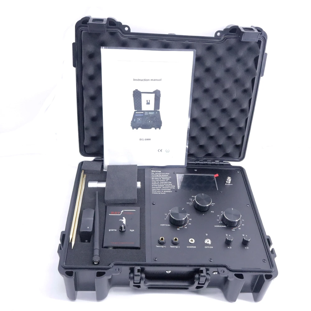 

EG-1000 Underground Metal Detector EG1000 Gold Digger Gold Diamond Treassure Finder 50m Detecting Depth 1000m Detecting Range
