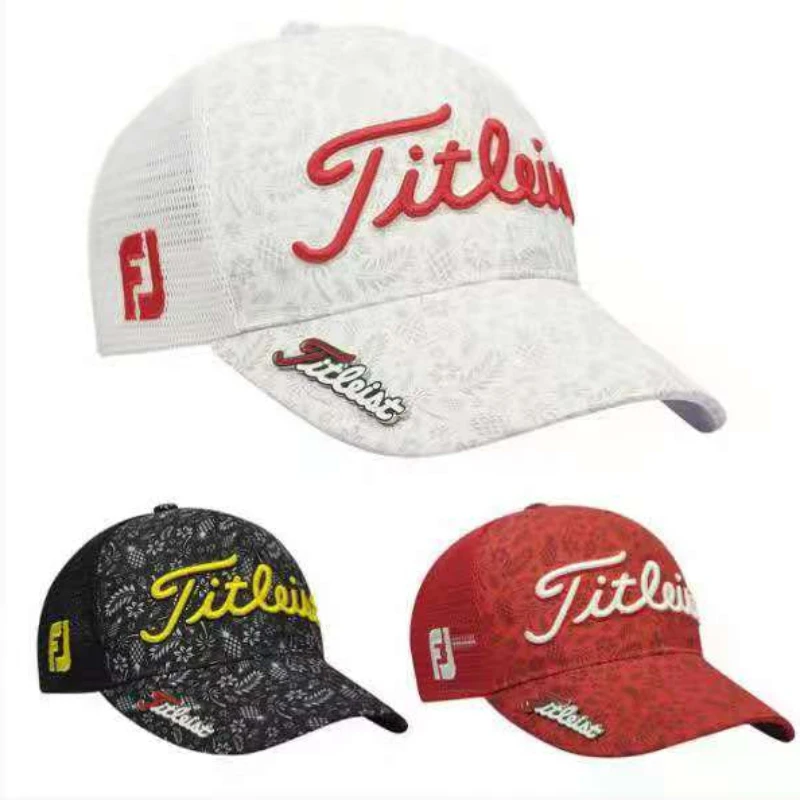 

2022 Men And Women Brand Golf Cap With Mark Golf Cap Embroidery Girls Cover Up Cap Fishing Cap Breathable Adjustable Peaked
