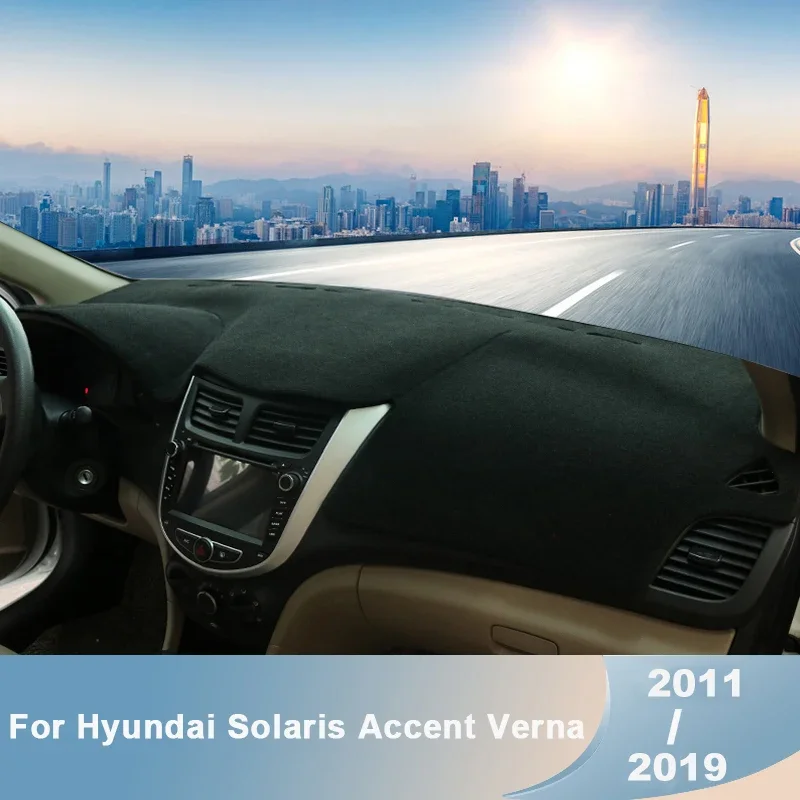 Для Hyundai Solaris Accent Verna 2011-2015 2016 2017 2018 2019 приборная панель автомобиля избегайте света