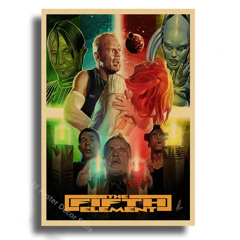 

Постер фильма «Монастры» в стиле ретро, крафт-бумага