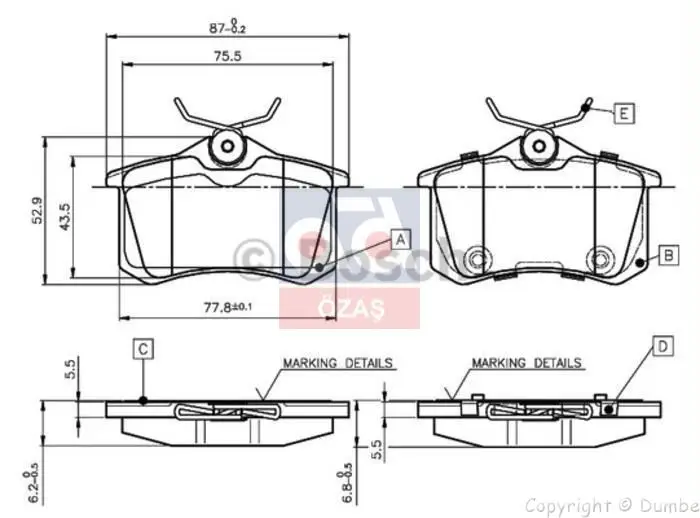 

Store code: 986494387 for brake BALATA rear GOLF.3.4.5-PSS 17mm