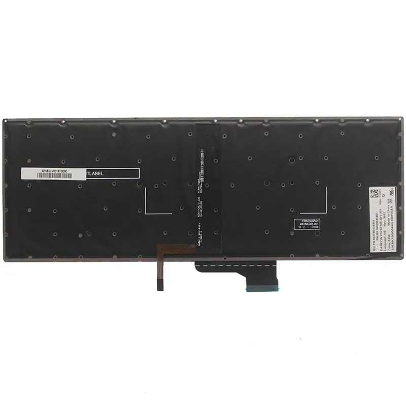 Клавиатура с подсветкой для ноутбука Xiaomi MI Air 15 6 дюйма 6037B0136301 MK10000044461 9Z.NEJBV.301