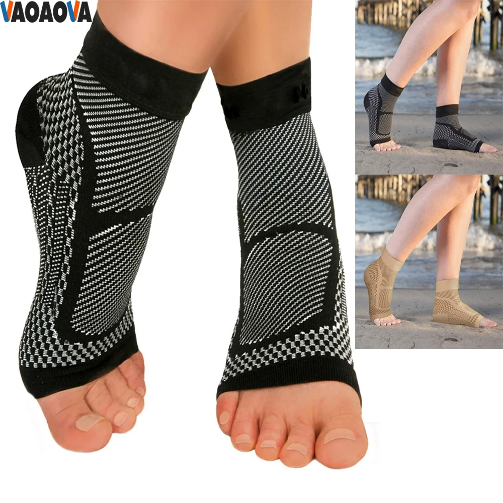 

1 пара, мужские и женские носки для сжатия лодыжки, для подошвенного фасциита, поддержки стопы и свода стопы, лечения травм, восстановления боли в суставах