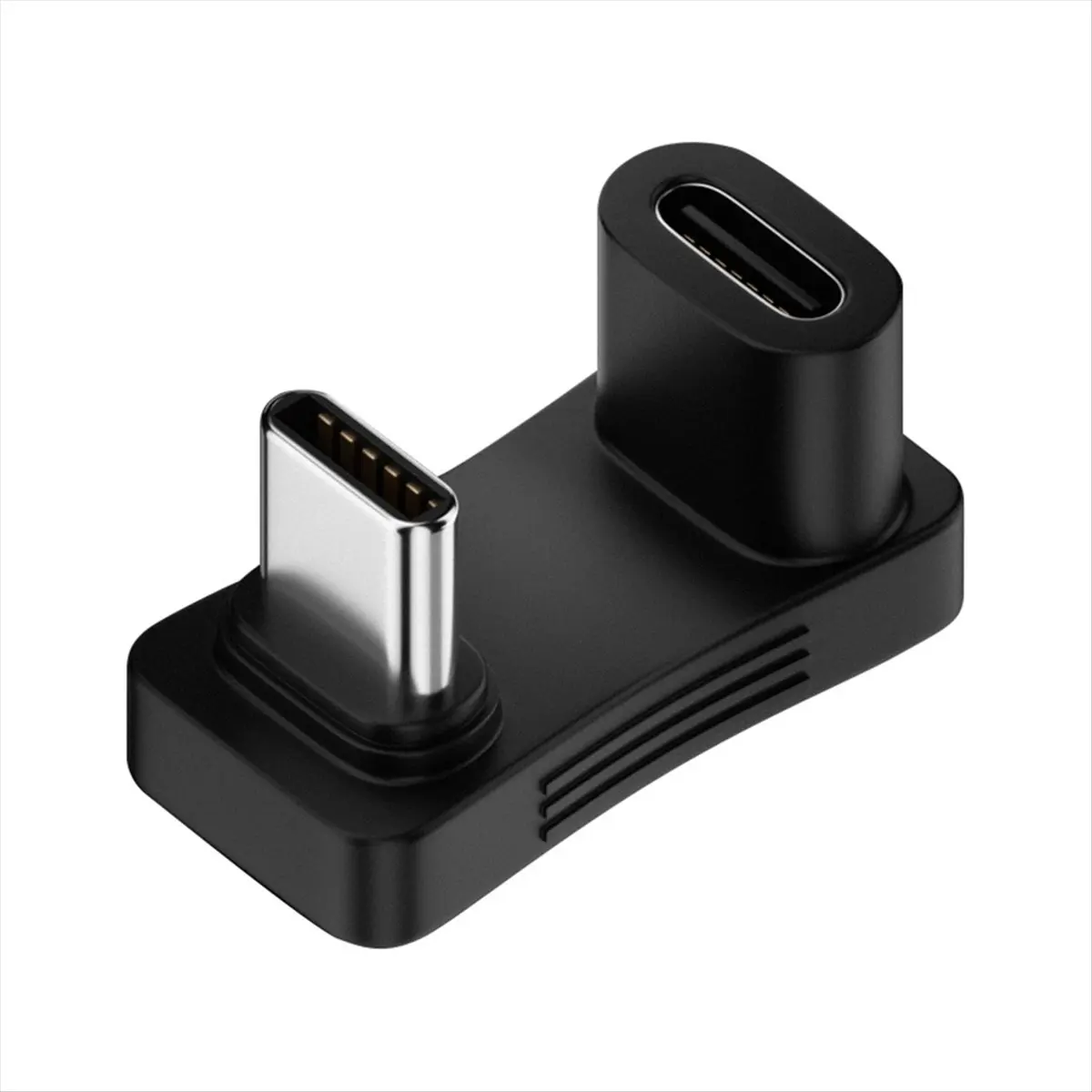 Фото A40I U-образный адаптер USB 3.2 Type-C (женский-мужской) на 180 градусов, 100 Вт, OTG, быстрая передача данных 10 Гбит/с, 4K №2
