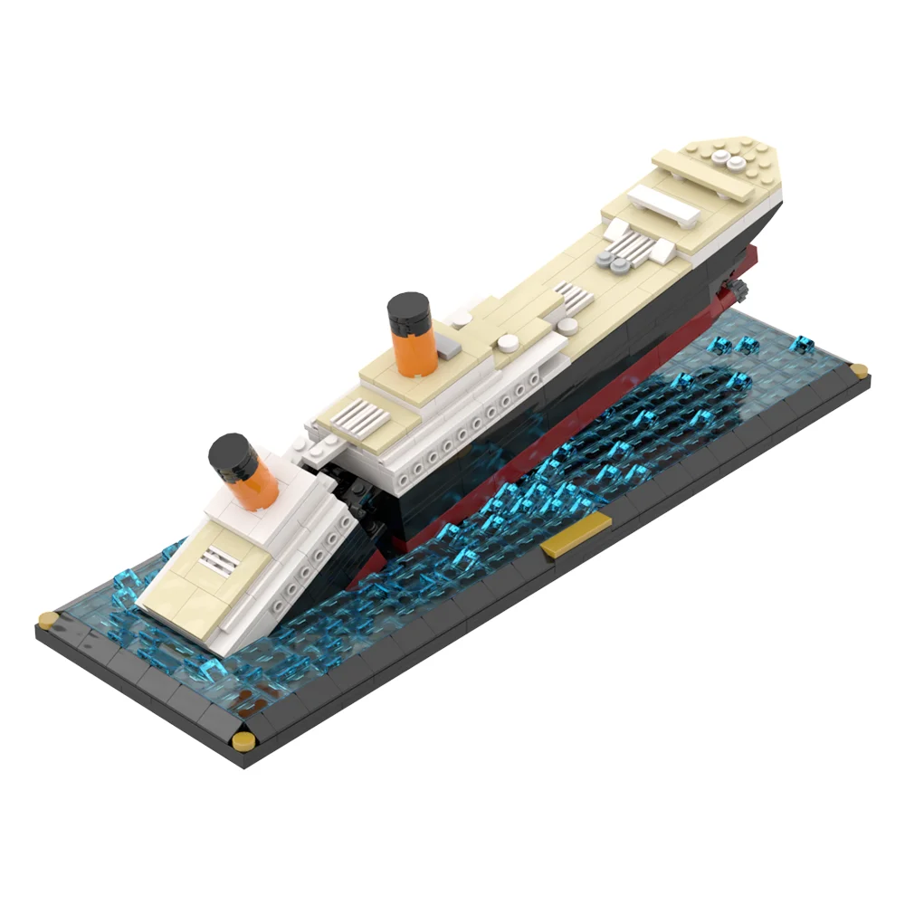 Конструктор Титаник Gobrcks MOC RMS мини-конструктор набор строительных блоков для