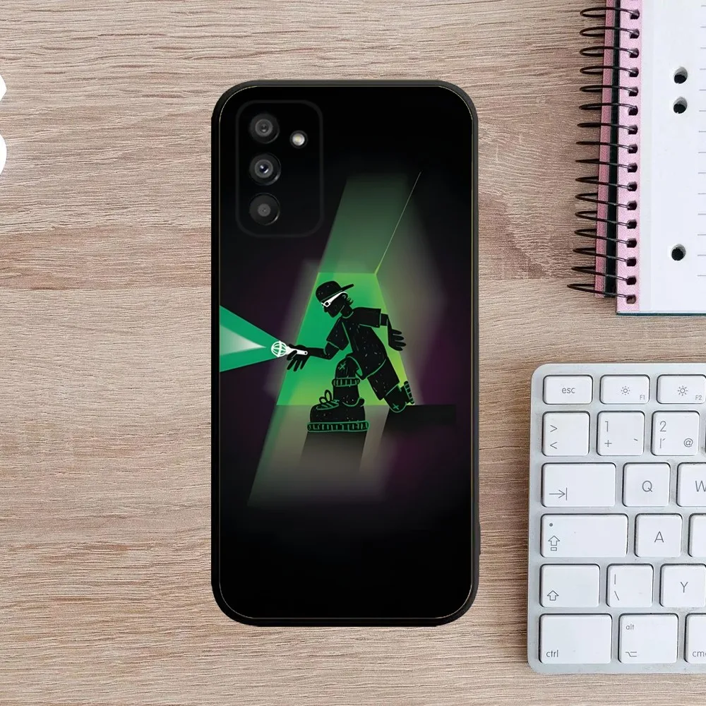 Чехол для телефона Singer F-Feid Ferxxo SIXDO Samsung Galaxy A13 A21s A22 A31 A32 A52 A53 A71 A80 A91 мягкий черный