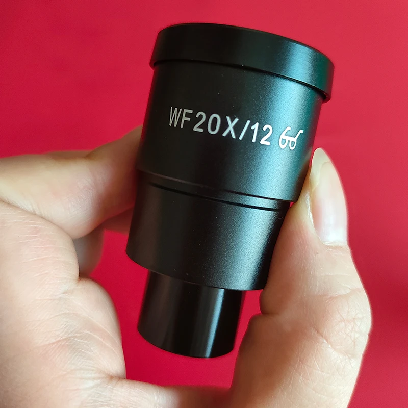 Фото WF20X/12 мм WF20X широкие полевые окуляры диаметром 30 мм, аксессуары для микроскопа для бинокулярного тринокулярного стереомикроскопа №4