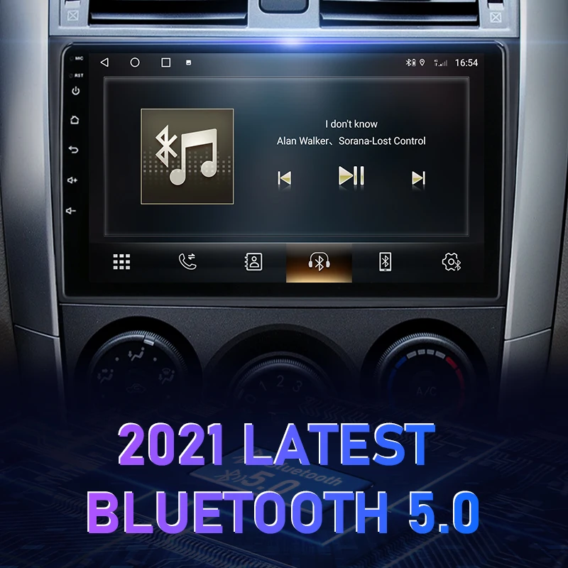 Srnubi для Toyota Corolla E140 E150 2006 - 2013 2 Din Android автомобильное Стерео Радио мультимедийный