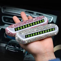 car temporary parking card phone number card plate telephone number car park stop automobile accessories car styling 13 6x4 4cm
