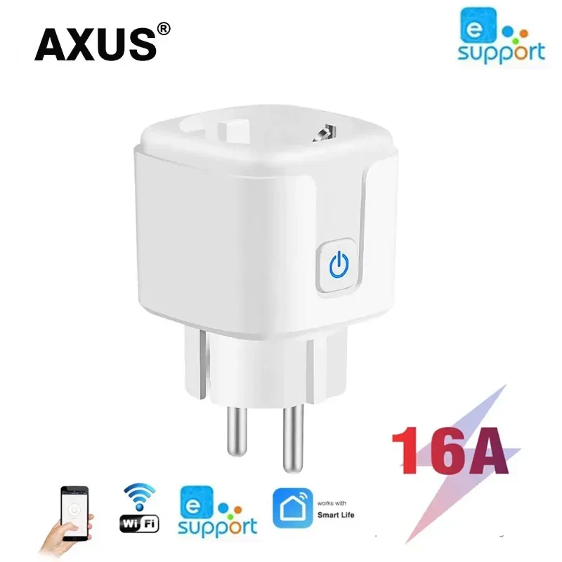 Умная розетка AXUS с Wi-Fi, 16 А, 20 А