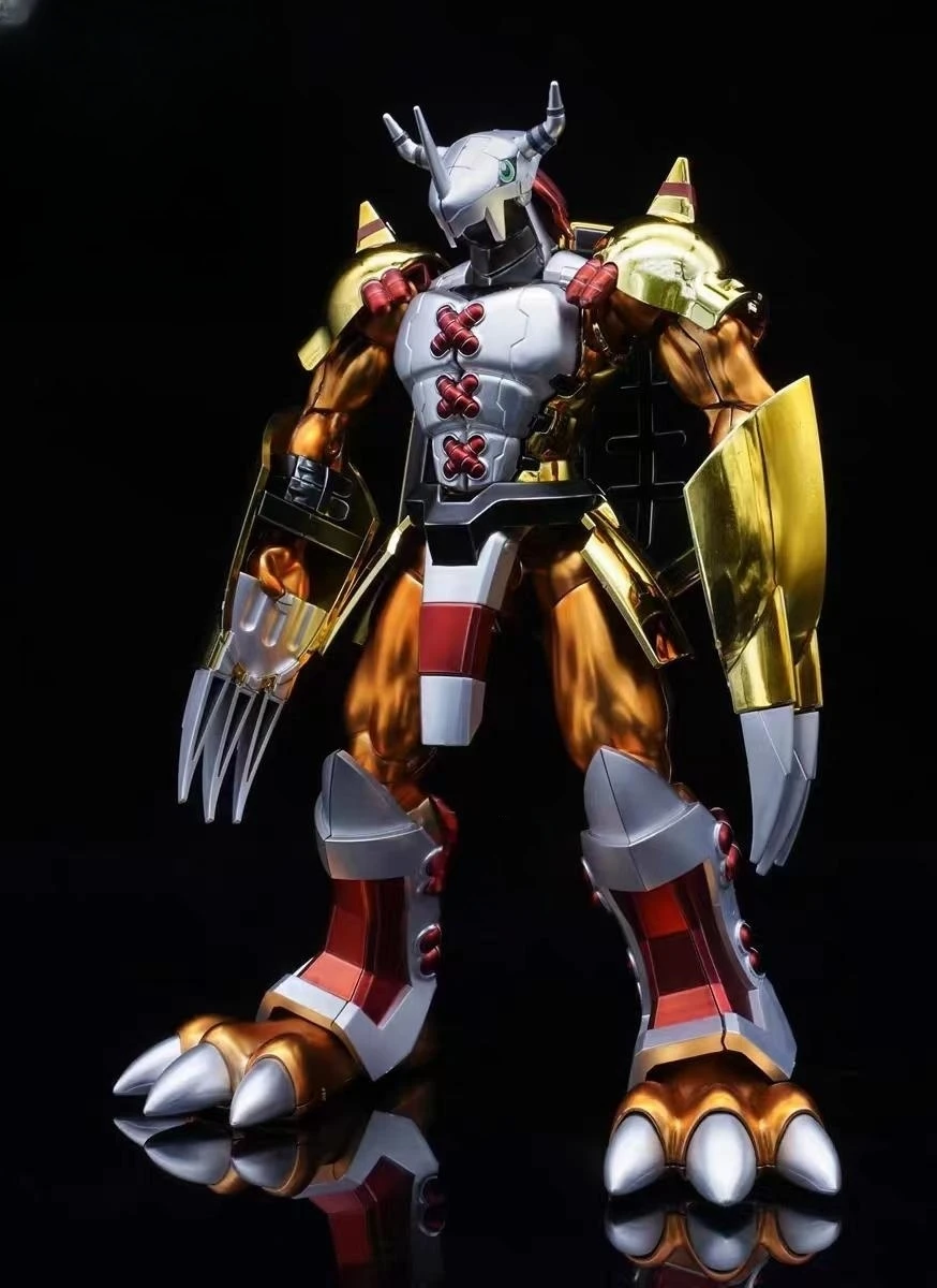 

Digital Monsters BanDai FRS Battle Tyrannosaurus TV Version Electroplating Anime Hand Assembled Model Collection