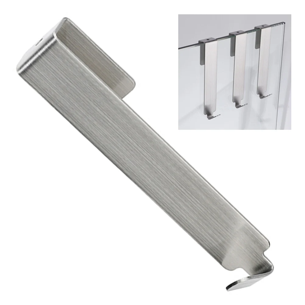 

Brand New Single Hook Shower Room Glass Tools Towel Accessories Bathroom Equipment For Glass Shower Door Garden