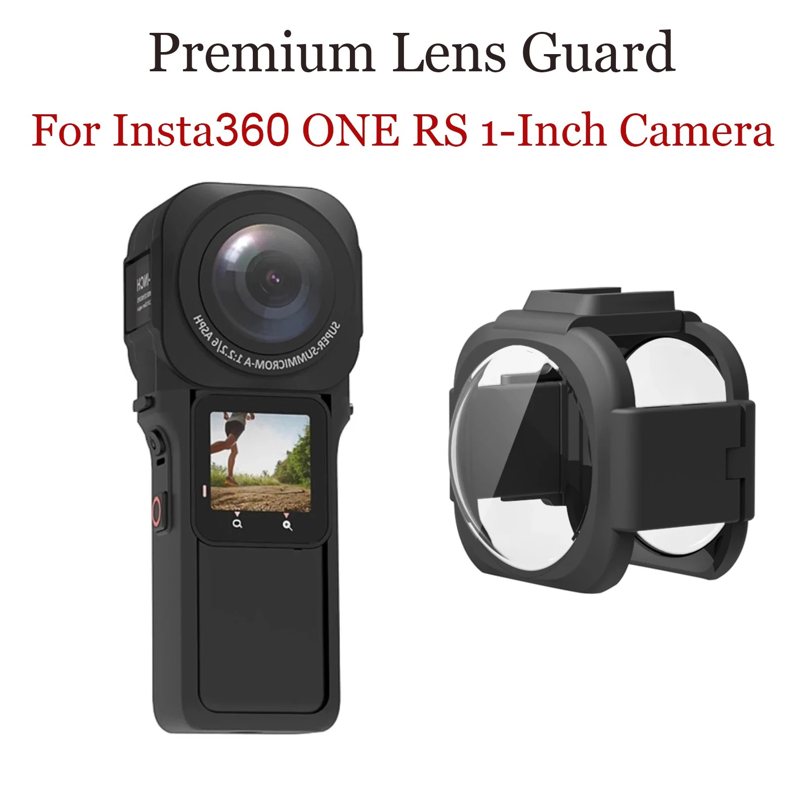 

Премиум Защита для объектива Insta360 ONE RS 1 дюйм 360 Edition аксессуары для объектива камеры защита от царапин водонепроницаемая крышка