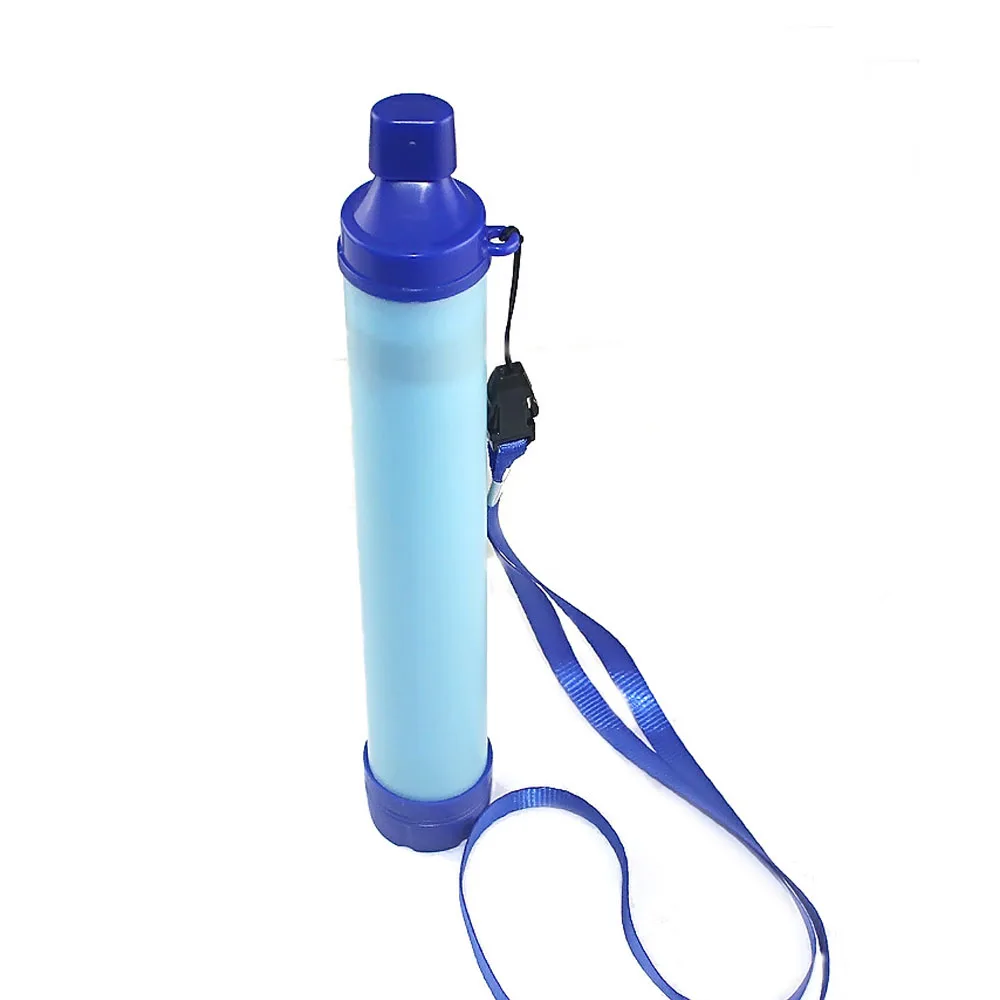 

Outdoor Hiking Water Purifier Life Survival Camping Emergency Portable Drinking Water Filter Straw Set Survival Secure Tools