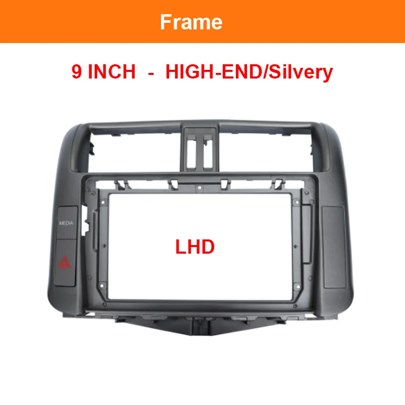 Для TOYOTA Prado LHD 2009-2013 9-дюймовый автомобильный DVD стерео радиорамка приборная панель