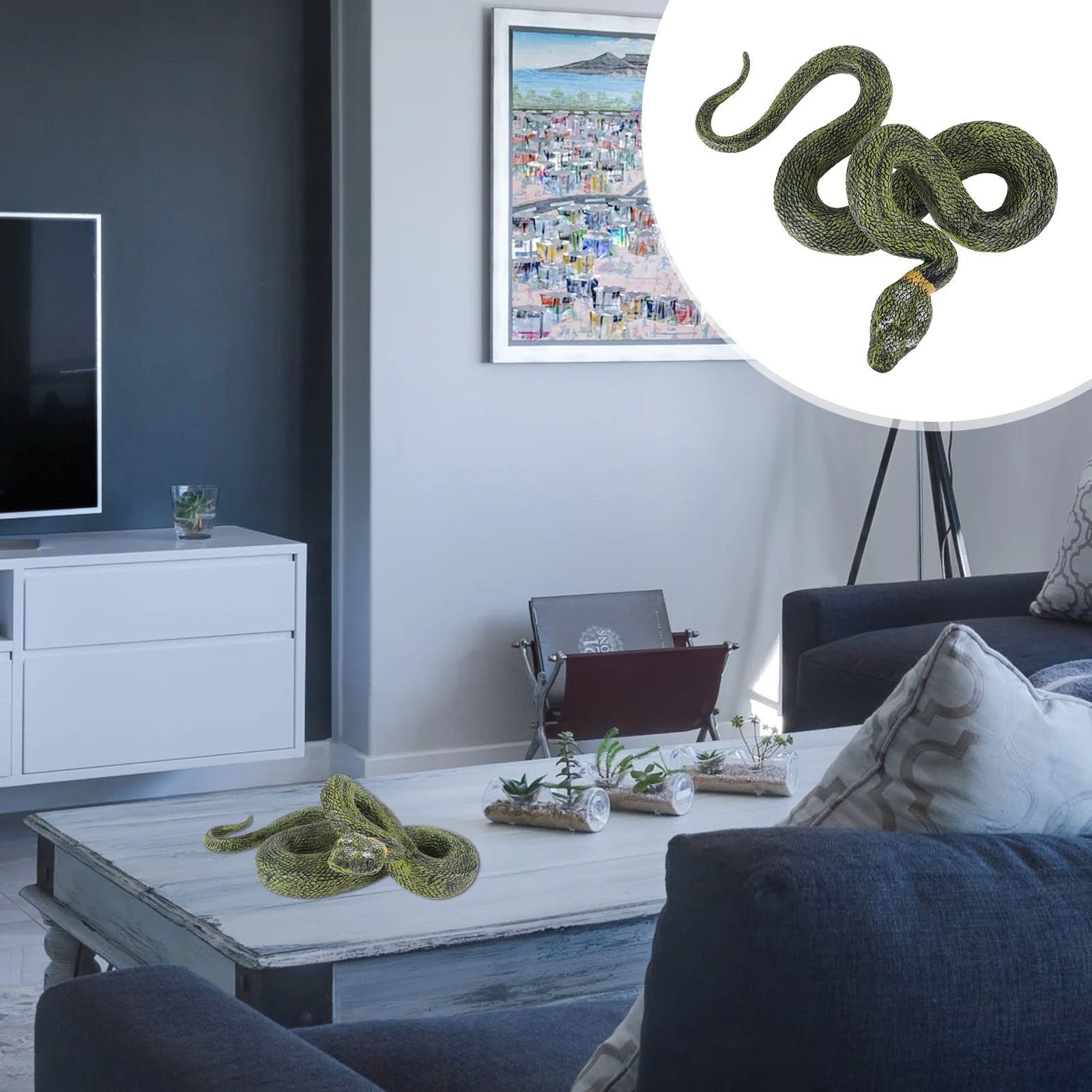 

Snakes Simulation Python Serpent Figurine Model Realistic Snake Snake Toys for Party Favors Decoration Gag toys and Prop