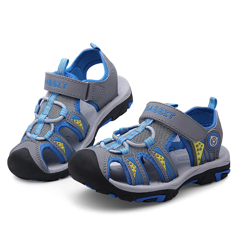 2023 Summer New Boys' and Girls' Sports Sandals Europe 26-36 Closed Toe Beach Shoes