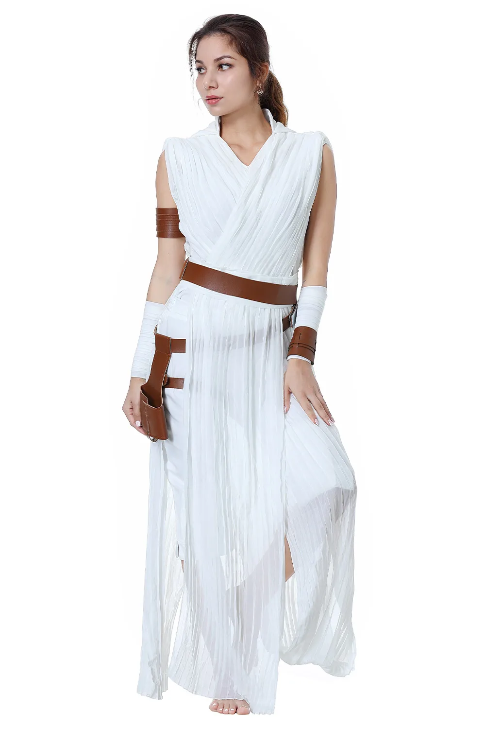 Костюм для косплея The Rise of Skywalker Rey Униформа костюм Рей на Хэллоуин карнавальный |