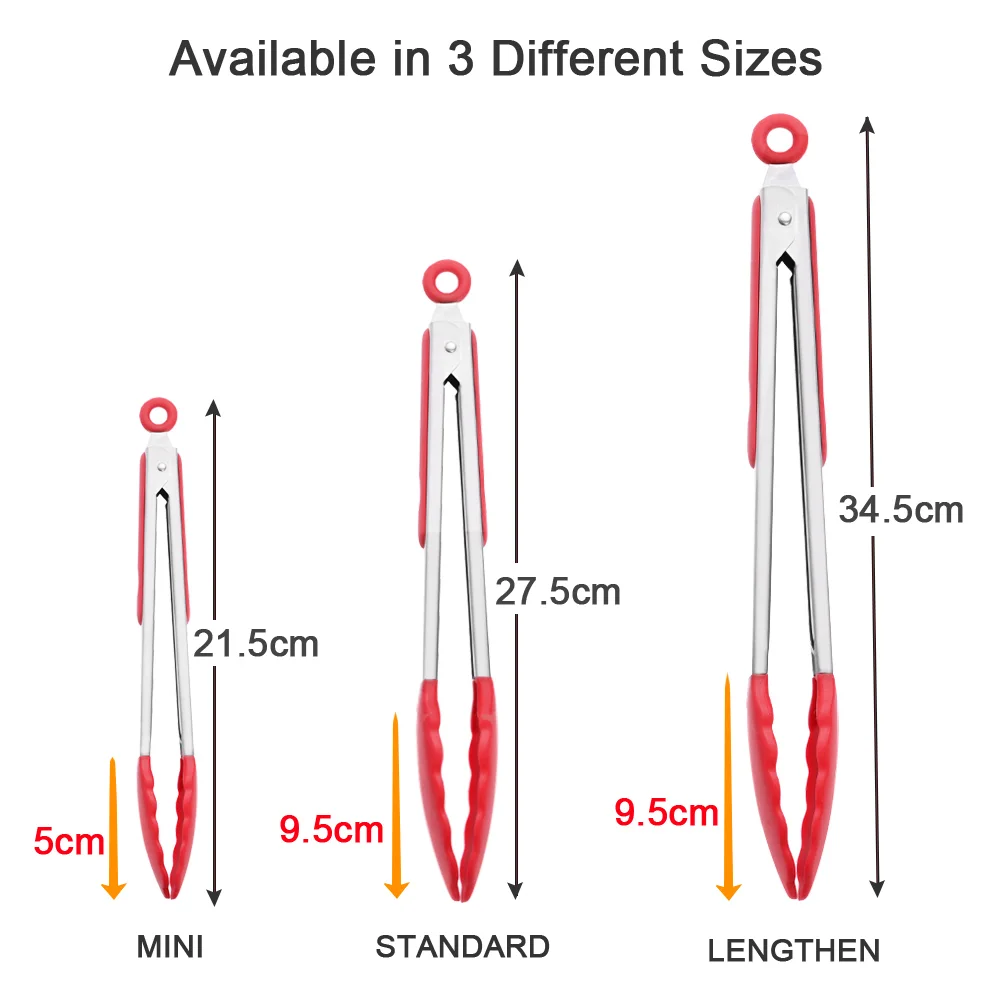 Силиконовые щипцы для барбекю гриля кухонные сервировки салата хлеба