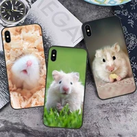 hamster cute animal phone case for iphone 12 11 13 7 8 6 s plus x xs xr pro max mini shell