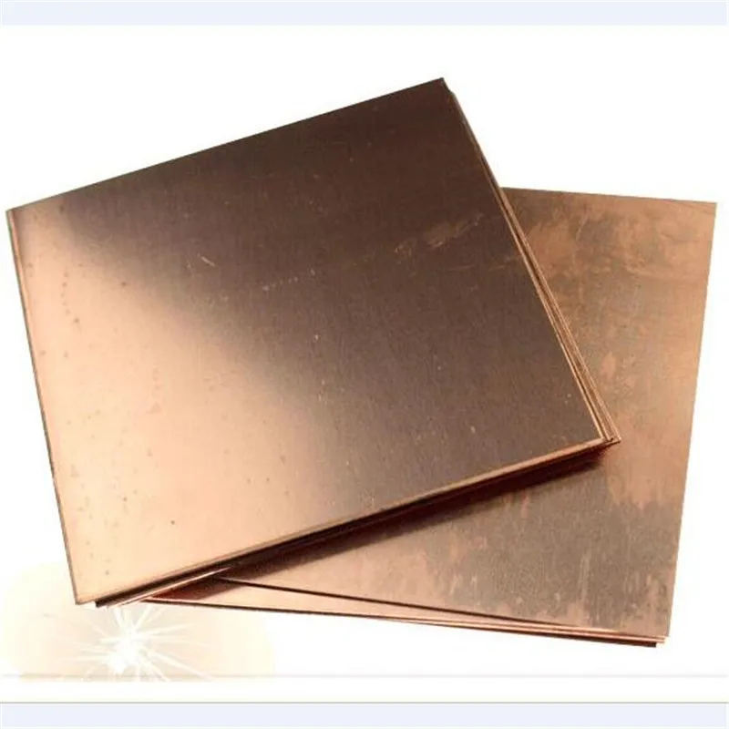 

1PC Thick 0.01-5mm 100x100mm 99.9% Purity Copper Metal Sheet Plate Nice Mechanical Behavior and Thermal Stability copper plate