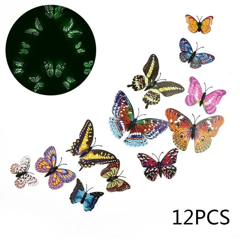 

Butterfly Wall Stickers Home Kit Living room Background PVC Decoration